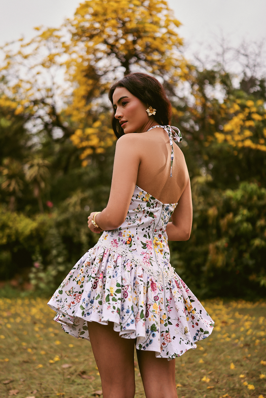EMILIA HALTER DRESS