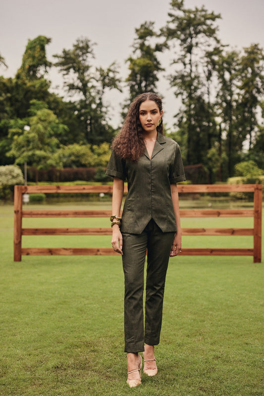 OLIVE PANT SUIT