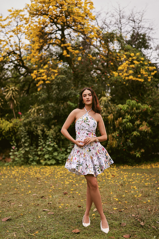 EMILIA HALTER DRESS