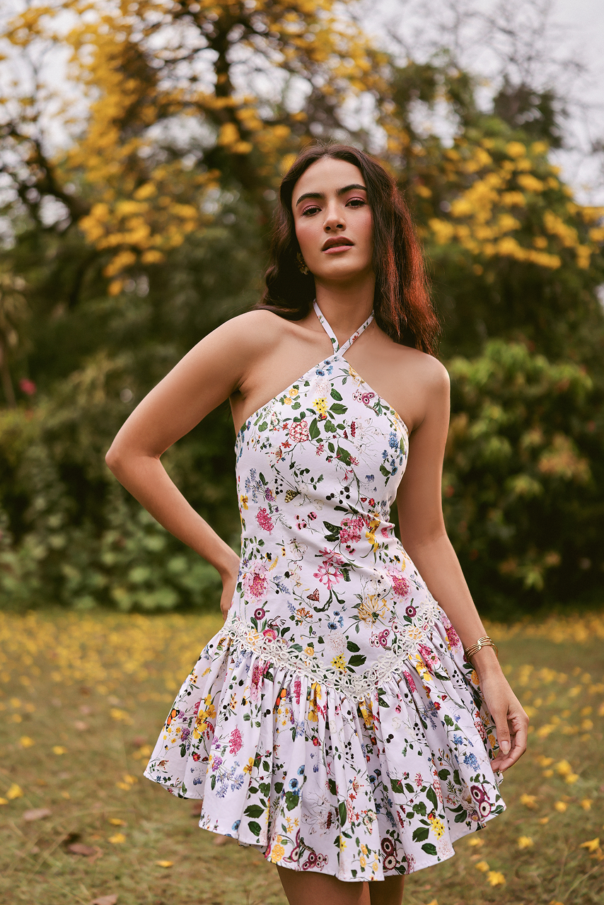EMILIA HALTER DRESS