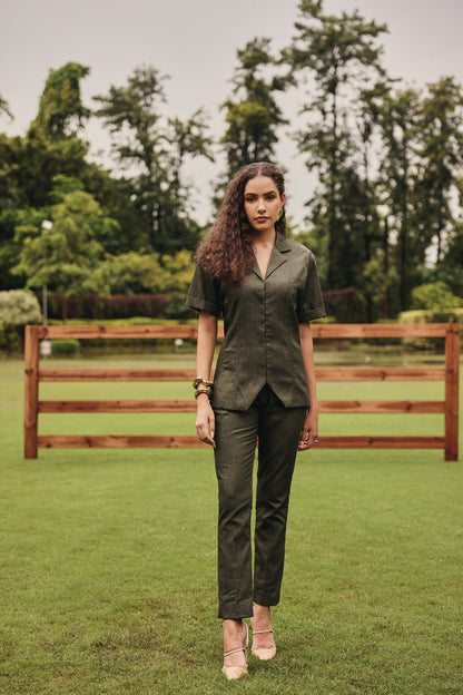 OLIVE PANT SUIT