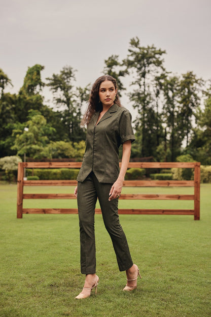 OLIVE PANT SUIT