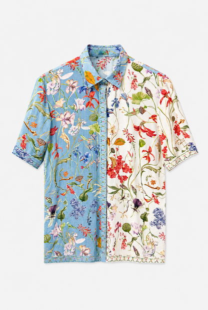 WHITE & BLUE EDEN SHIRT